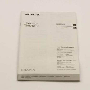 Sony 4-562-216-11 Reference Guide