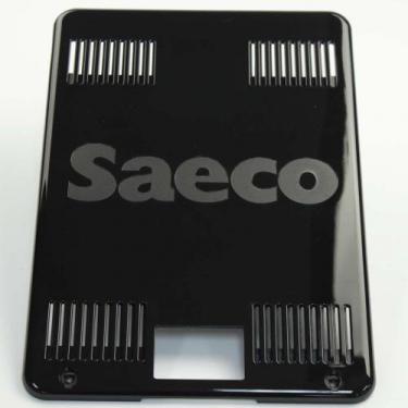 Saeco 421944039581 Blk Rear Panel Whit Logo