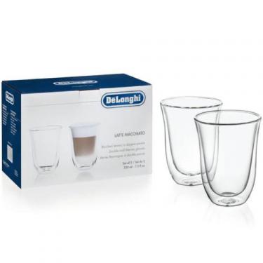 Delonghi 5513214611 Glass Set; Latte Macchiat