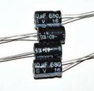 Miscellaneous 680 MFD 16 V Capacitor-Electrolytic-R;