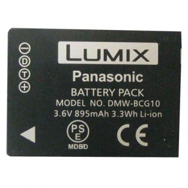 Panasonic DMW-BCG10 Battery, Li Ion, 3.6V 895