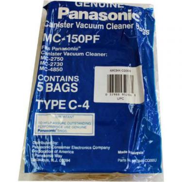 Panasonic MC-150PF Bag Canister, C4, 5 Pk