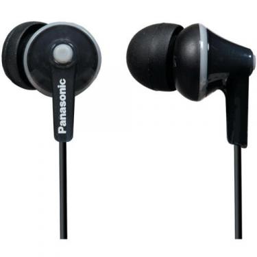 Panasonic RP-HJE125-K Ear Buds-Black; In-Ear, E